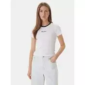 Guess Jeans Majica W6GPA9 KF641 Bela Slim Fit