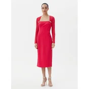 Luisa Spagnoli Cocktail obleka Protocollo 541709 Rdeča Regular Fit