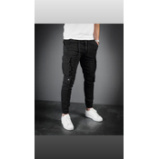 Denistar Muške pantalone 100/2599, Kargo, Crne