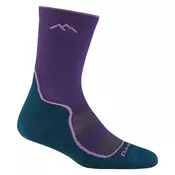 Ženske nogavice Darn Tough LIGHT HIKER MICRO CREW LIGHTWEIGHT WITH CUSHION, barve grozdja (L)