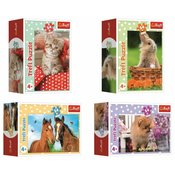 Trefl Display Puzzle Simpatične živali 54 kosov (40 kosov)
