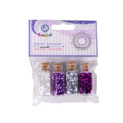 Astra Bleščice GLITTERY HEATHER/bleščice v steklenih kozarcih, 4 x 3g, 335121004