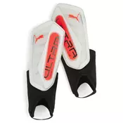 Puma ULTRA Flex Football Ankle Shinguards, White, Size XS, Accessories