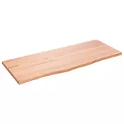 Vidaxl vidaXL Kopalniški pult svetlo rjave barve 100x40x2 cm masiven les