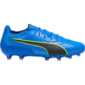 PUMA KING 20 ULTIMATE FG/AG Football Boots Unisex, Sport, Ultra Blue/Lime Squeeze/Black, 41