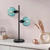 Opviq Stona lampa Benek-15-14552, 36x18x58 cm, IP20, Crno-plava