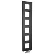 SAPHO Elegantno Črno Mat Ognjevalno Telo BLOCK 280x1330 mm