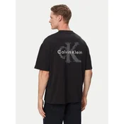 Calvin Klein Jeans Majica LV04RAB806 Črna Oversize
