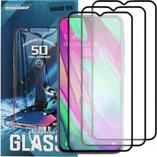 shumee 3x kaljeno steklo za Samsung Galaxy A40 (celoten zaslon, poln 5D, 9H)