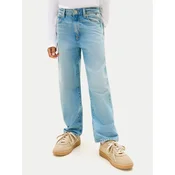 Tommy Hilfiger Jeans hlače KB0KB10037 Modra Baggy Fit