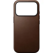 Ovitek Nomad Modern usnjena zaščita, rjava - iPhone 17 Pro (NM014322858)