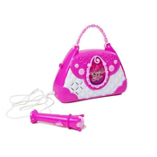 Lean Toys igracka Karaoke mikrofon s torbicom - Pink