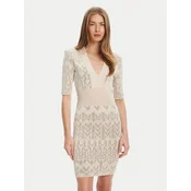 Marciano Guess Pletena obleka 5YGK20 5877Z Bež Slim Fit