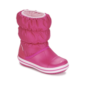 Crocs škornji za sneg WINTER PUFF BOOT KIDS Rožnata