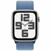 Apple Watch SE OLED 44 mm Digitalno 368 x 448 pikseli Ekran osjetljiv na dodir 4G Srebro Wi-Fi GPS