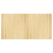 Vidaxl Preproga pravokotna svetlo naravna 100x200 cm bambus