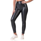 Bellinda LEATHEROPTIC LEGGINGS - Womens Leather Leggings - Black