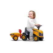 Falk: JCB traktor bez pedala, s prikolicom i dodacima - žuta