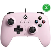8BitDo Ultimate žični igralni plošček za Xbox roza barve