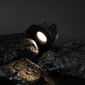 The Light Group SLC OnePro LED vgradna svetilka črna 4.000 K - Dnevna soba/jedilnica - Kovina