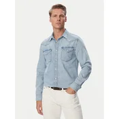 Tommy Hilfiger Jeans srajca Western MW0MW44983 Svetlo modra Regular Fit