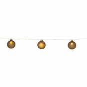 Svjetlosni ukras s božicnim motivom u zlatnoj boji o 6 cm Bliss – Star Trading