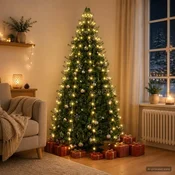 Lučke za novoletno jelko 180 LED Toplo bela 180 cm