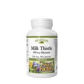 Natural Factors – Mlečni osat 250 mg/150 mg silimarin (90 kapsul)