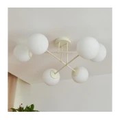 Plafonski luster MOON 6xE27/15W/230V krem
