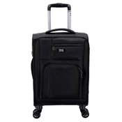 Kovček TRAVEL AND MORE Rio de Janeiro - sivo črn, mali, mehki, 35 l