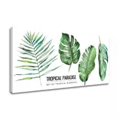 Slike na platnu sa tekstom Tropical paradise (moderne slike sa)