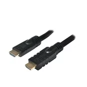 LogiLink HDMI priključni kabel [1x HDMI-vtič - 1x HDMI-vtič] 10 m črni, LogiLink