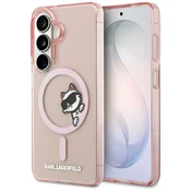 Karl Lagerfeld KARL LAGERFELD ovitek za SAMSUNG S26 KLHMS26S6HCPSCP (Magnetic IML Peekaboo Choupette) roza