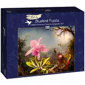 Bluebird puzzle 1000 pcs Martin Johnson Heade - Cattleya Orchid and Three Hummingbirds, 1871 60097