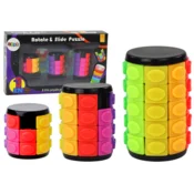 slomart LEAN TOYS Set logičnih sestavljank, Valj 3 stopnje težavnosti