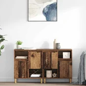 Stranske omare 2 kos Star les 60 x 35 x 70 cm Inženirski les