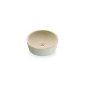 Bathco 00307 - Nadpultni umivalnik DUAL, premer 40,5 cm, kamen/bež