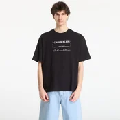 Calvin Klein Jeans Majica  črna / bela