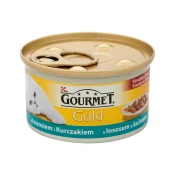 GOURMET GOLD Losos in piščanca v omako 12x85g
