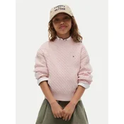 Tommy Hilfiger Pulover KG0KG08848 Svetlo rožnata Regular Fit