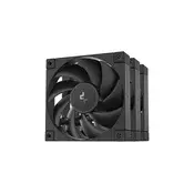 DeepCool hladnjak 12 cm - FD12 (3u1) (27,6 dB; max. 109,07 m3/h; 3-pin konektor; hidraulično ležaj, za hlađenje kućišta, PWM) FD12(3U1)