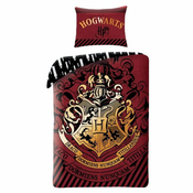 Djecija posteljina Harry Potter Hogwarts bordo