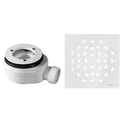 Odtok za tuš kabino, premer. 90 mm, DN40, belo pokrivalo - Bela - Gelco - 24 - Plastika - Lepilo - Drugo - 90 - 14