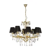 ONLI - Lestenec na verigi KAREN 8xE14/6W/230V zlata