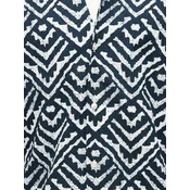 Jack & Jones Komplet srajca in kratke hlače iz blaga Milo Seersucker Resort 12297829 Mornarsko modra Loose Fit