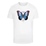 Mens T-shirt Become the Change Butterfly white