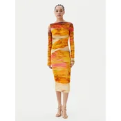 PINKO Cocktail obleka Beggin Abito 104838 A2G1 Pisana Slim Fit