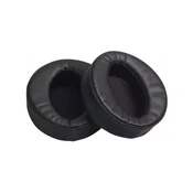 Nadomestne blazinice za ušesa za Sony MDR-XB950, Spominska pena + PU usnje, Črne, 1 Par
