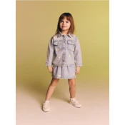 Reserved - Jeans jakna z aplikacijo - modra