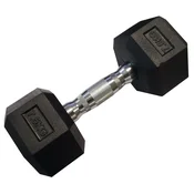 Kubisport Enoročna šesterokotna hanta HEX 7,5 kg gumirana